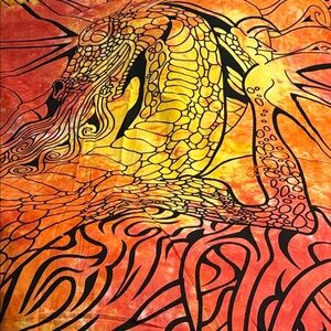Courtney Davis Full size Dragon Tapestry